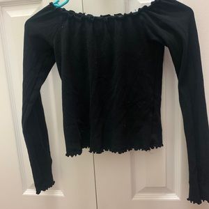 Forever 21 off the shoulder long sleeve